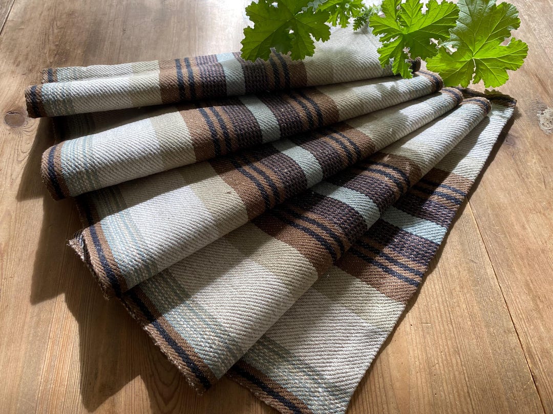 Swedish hand-woven linen cloth＊・*