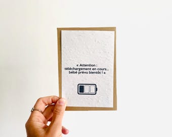 Plantable card. Future dad. Pregnancy announcement. Future aunt. Future uncle. Future grandpa. Gamer dad.