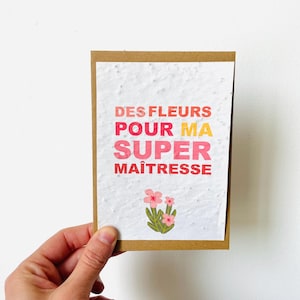 Plantable card. Thank you teacher. Teacher gift. Great teacher.
