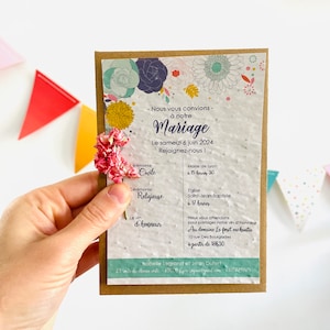 Convite de casamento para plantar. compartilhar casamento. anúncio semeado. anúncio ecológico