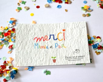 Map to plant . Thank you papi . Thank you grandma . Map thank you . Thank you card