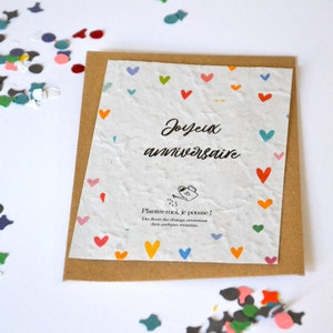 Karte zum Pflanzen. Geburtstagskarte . Geburtstagsgeschenk . 000 .30000000