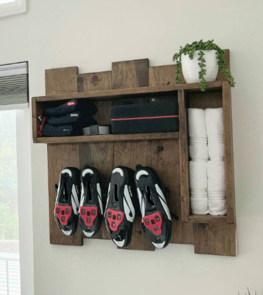 Peloton Shoe Rack Peloton Wall Rack Cycling Organizer Peloton