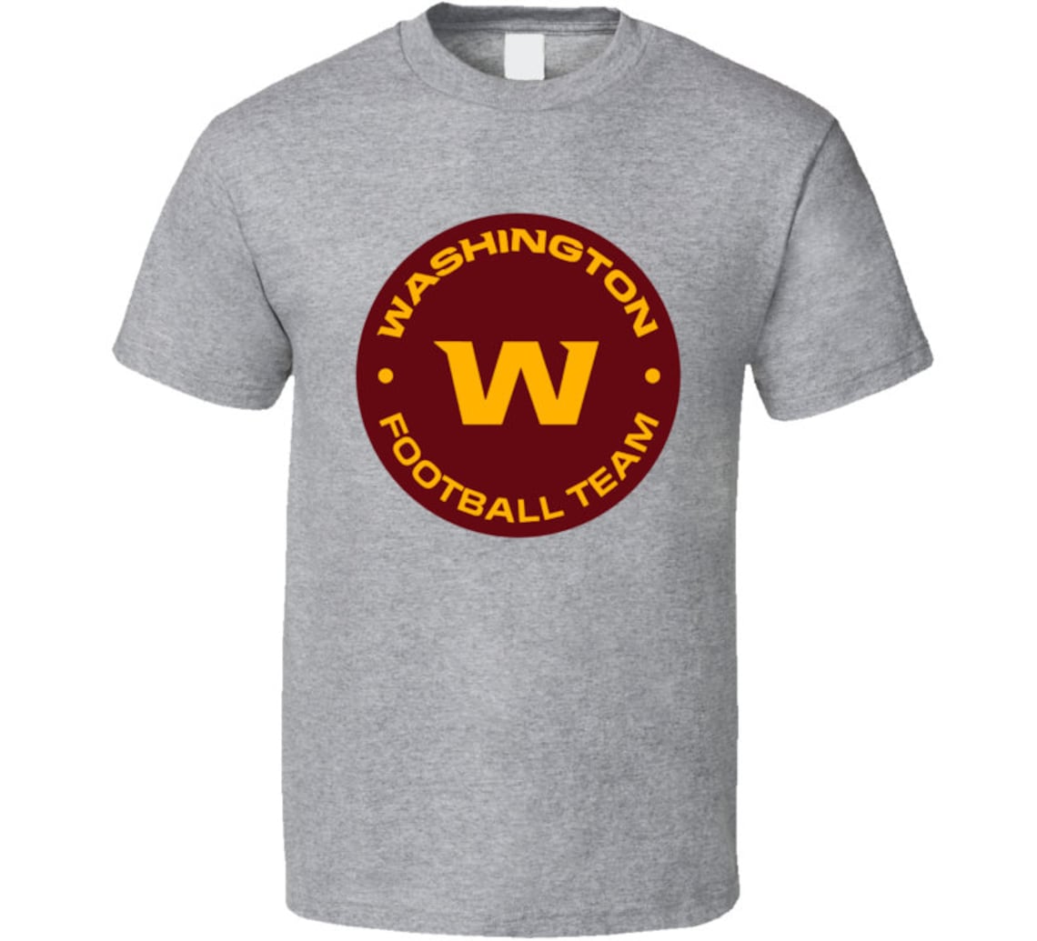 Washington Football Team Logo W T Shirt Etsy