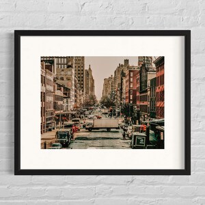 Póster de otoño de Nueva York | Arte mural de paisaje urbano | Fotografía de otoño en Nueva York | Decoración urbana de otoño | Papel fotográfico Photo Art 230 gr