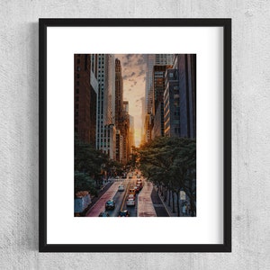 New York Herbst Poster | Stadtbild Wandkunst | Herbstliche NYC Fotografie | Urbane  Herbstdekoration | Fotokunst 230gr Fotopapier