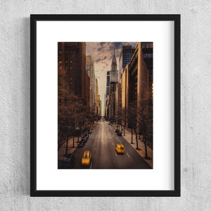 New York Herbst Poster | Stadtbild Wandkunst | Herbstliche NYC Fotografie | Urbane  Herbstdekoration | Fotokunst 230gr Fotopapier