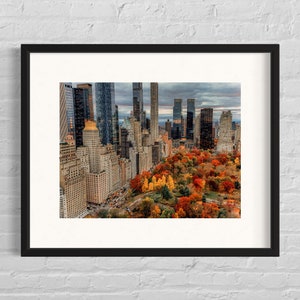 New York Herbst Poster | Stadtbild Wandkunst | Herbstliche NYC Fotografie | Urbane  Herbstdekoration | Fotokunst 230gr Fotopapier