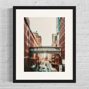 Póster de otoño de Nueva York | Arte mural de paisaje urbano | Fotografía de otoño en Nueva York | Decoración urbana de otoño | Papel fotográfico Photo Art 230 gr