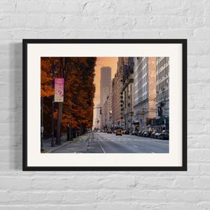 New York Herbst Poster | Stadtbild Wandkunst | Herbstliche NYC Fotografie | Urbane  Herbstdekoration | Fotokunst 230gr Fotopapier