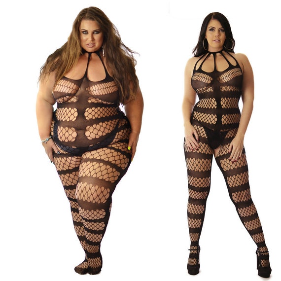 Buy Plus Size Fishnet Bodystocking, FH7 Online in India 