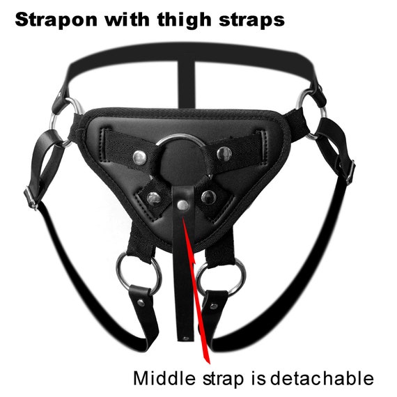 Strap-on Belt, US Size 2-30 Plus Size, PVC Synthetic Leather Harness,  Bondage Set BDSM Body Restraints Gothic Make to Order -  Canada