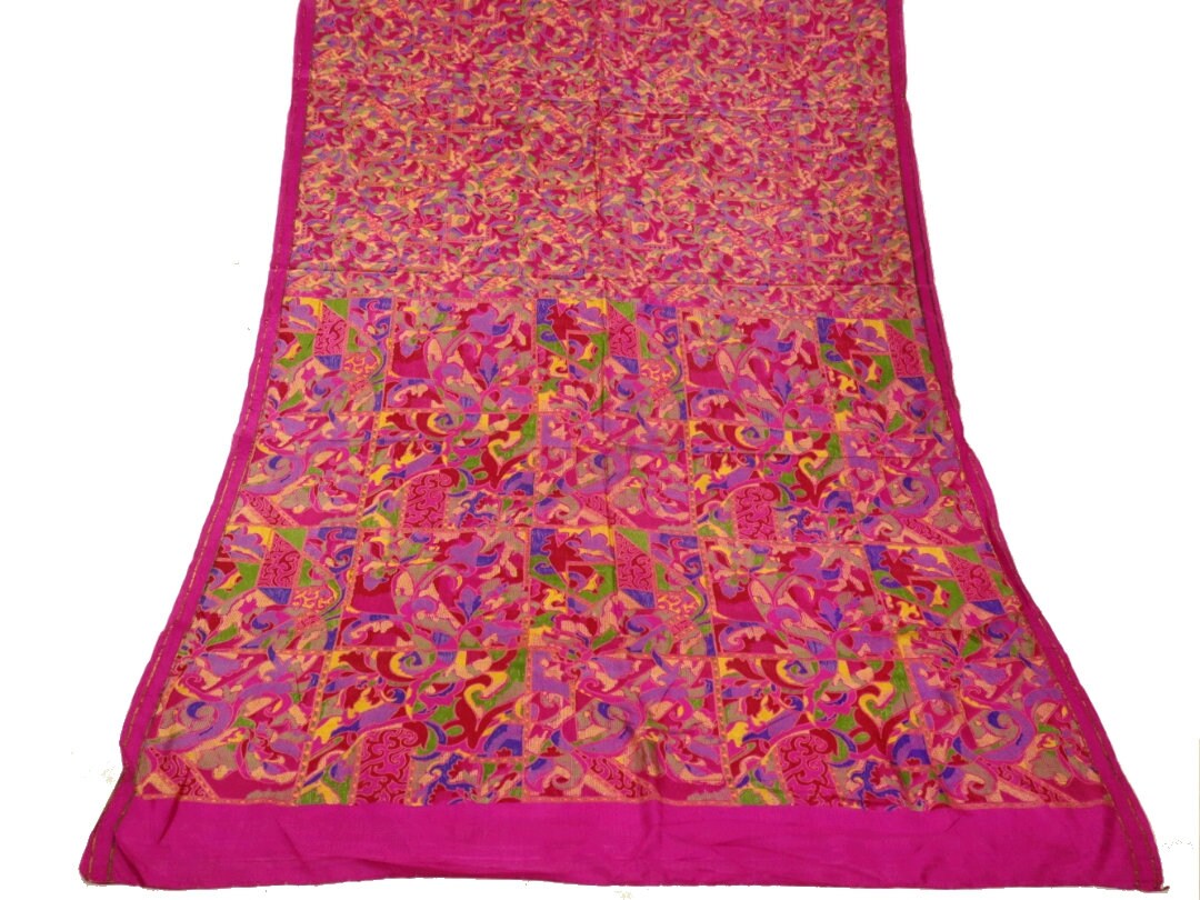 Indian Saree / 100 Pure Silk Sari / Saree Fabric By Yards / Etsy