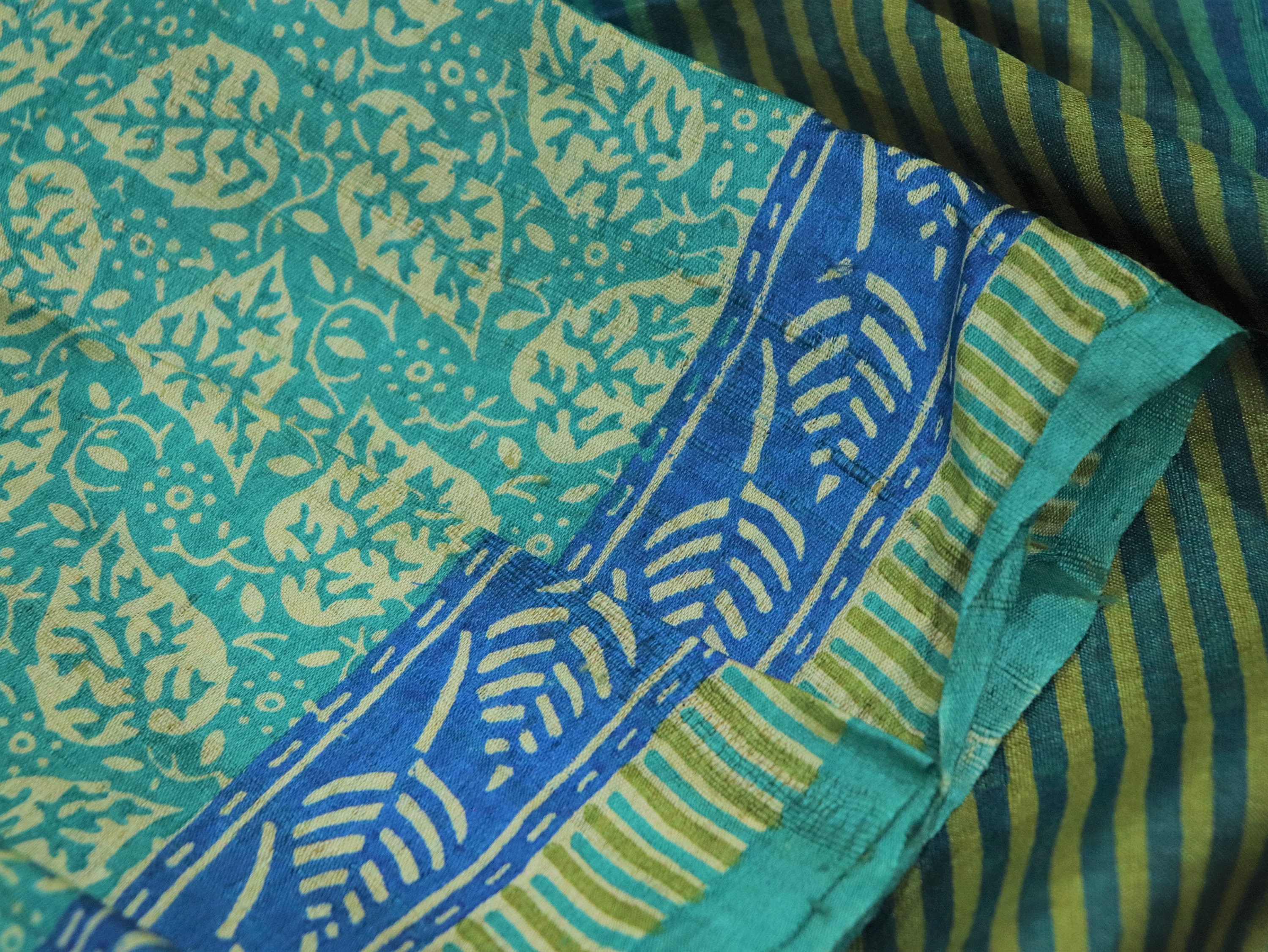 Indian Saree Pure Khadi Silk Sari Vintage Handloom Silk Fabric Etsy