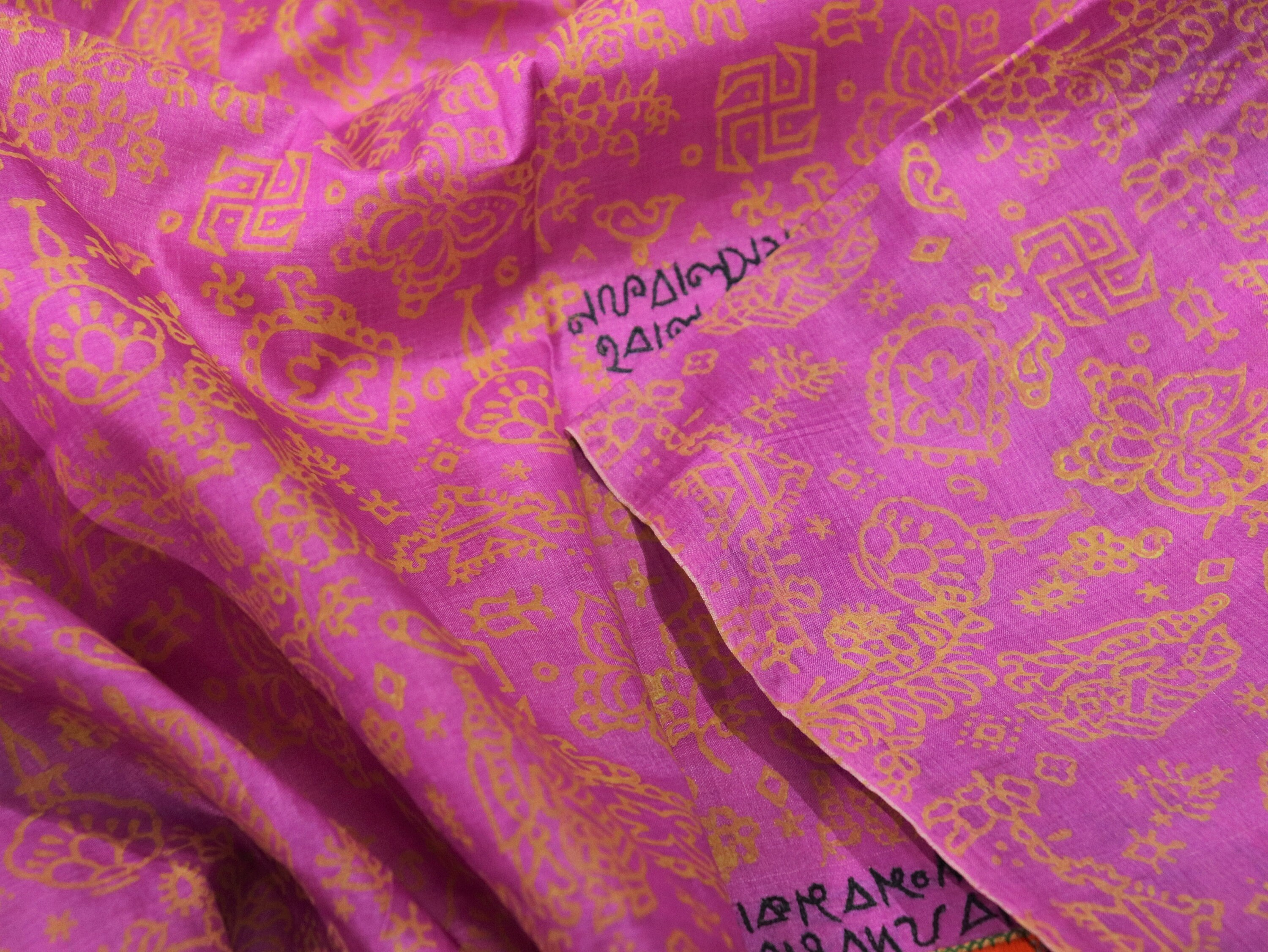 Indian Saree Pure Khadi Silk Vintage Sari Handloom Silk Fabric Etsy