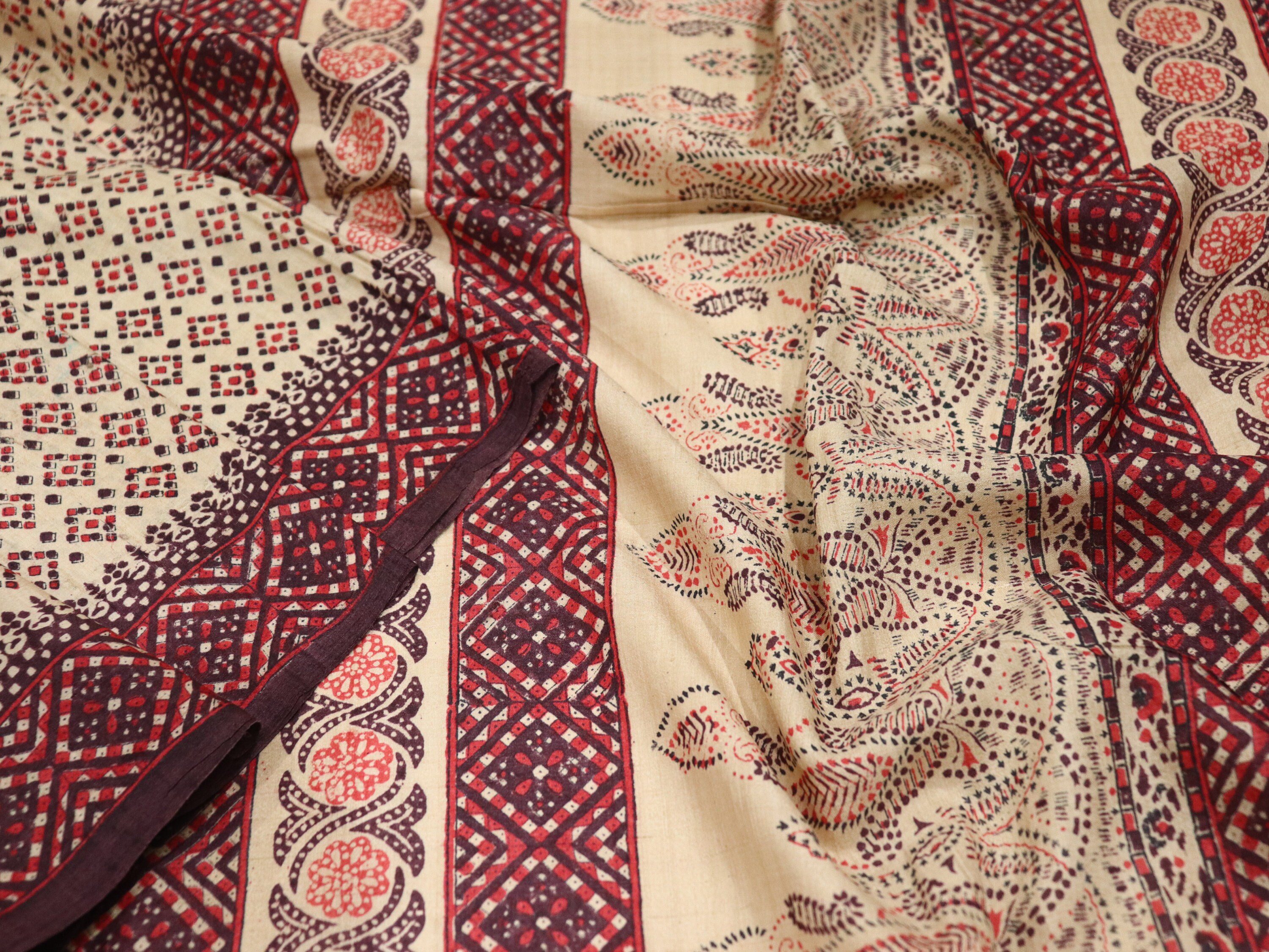 Vintage Sari Pure Khadi Silk Indian Saree Handloom Silk Fabric Etsy