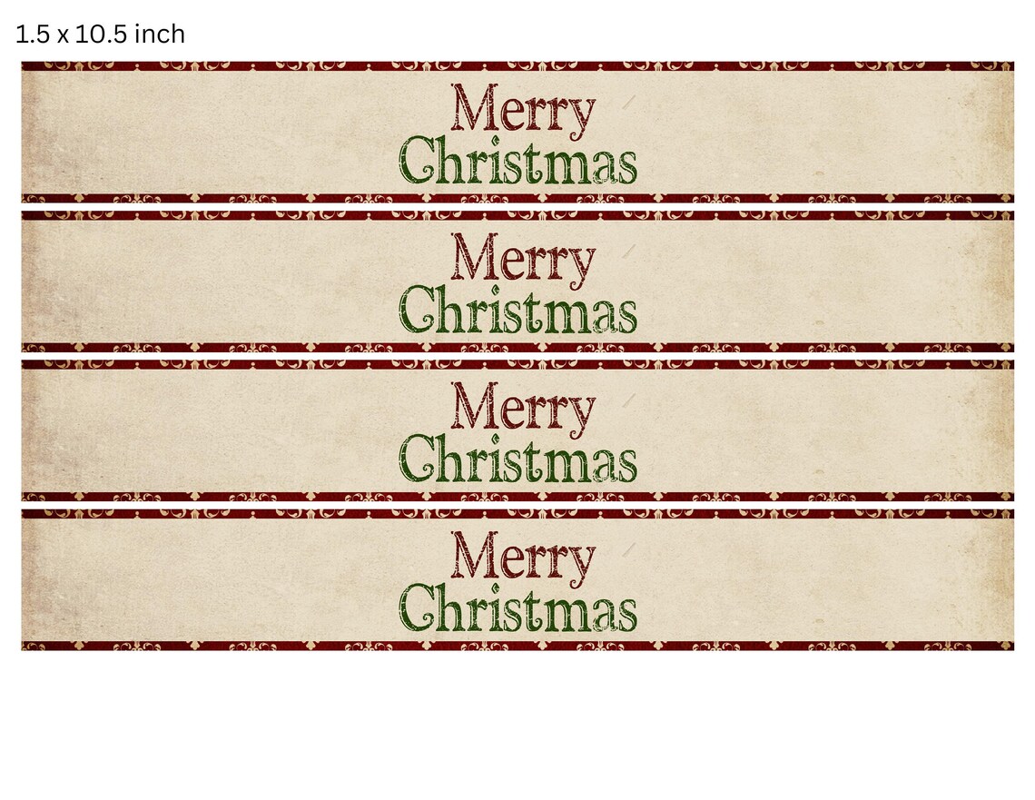 Christmas Gift Label, Printable Dishcloth Wrapper, Washcloth Labels ...