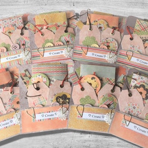 Kit tascabile carico, pacchetto di effimeri Junk Journal, kit per scrapbooking, posta ordinaria, sacchetto di raccolta di diari, 20 pezzi