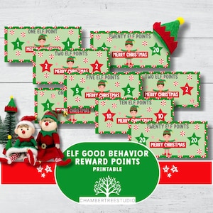 Christmas Elf Reward Tickets: Printable Kids Coupons (Instant Download)