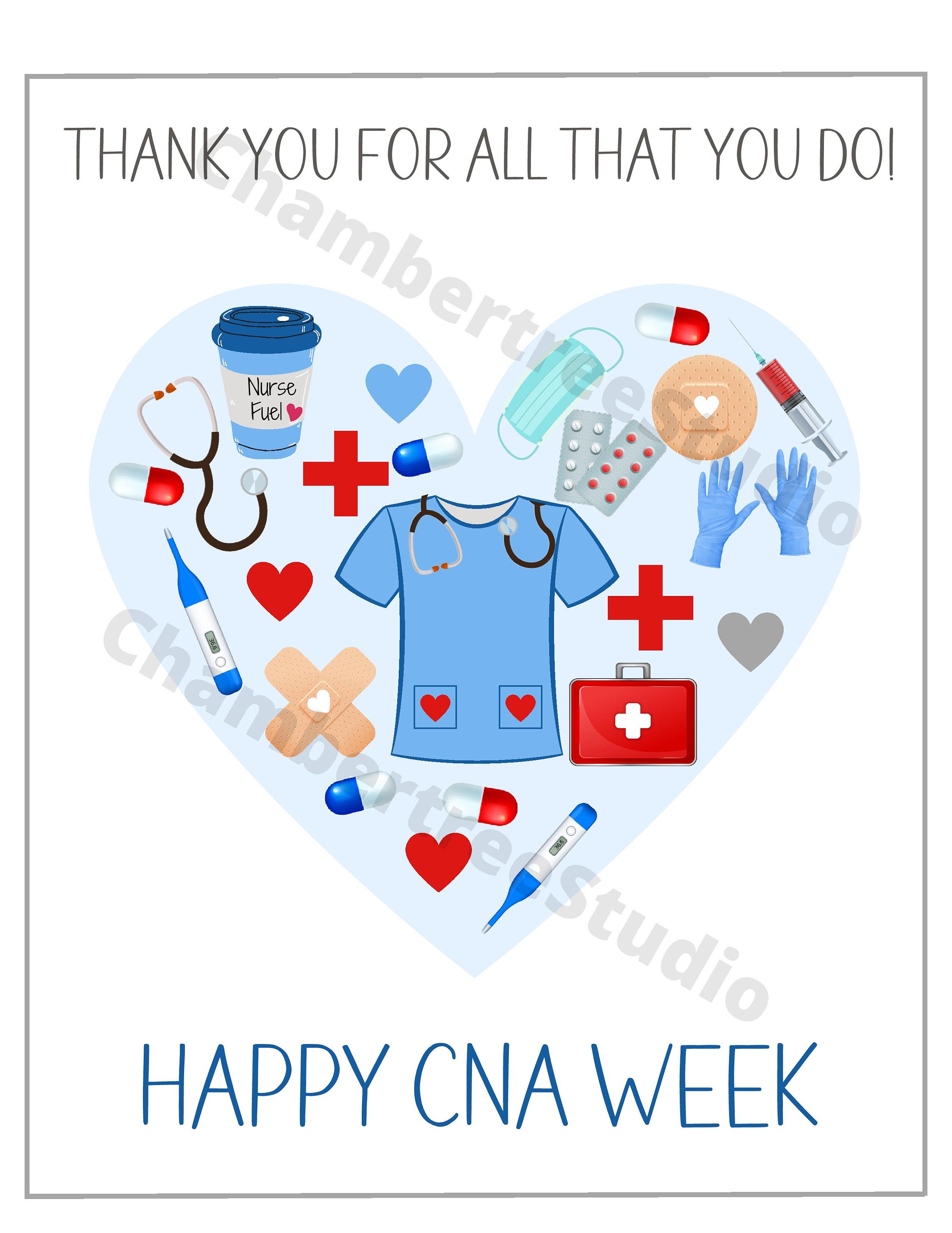 Happy CNA Week Sign Certified Nursing Assistant Week Etsy