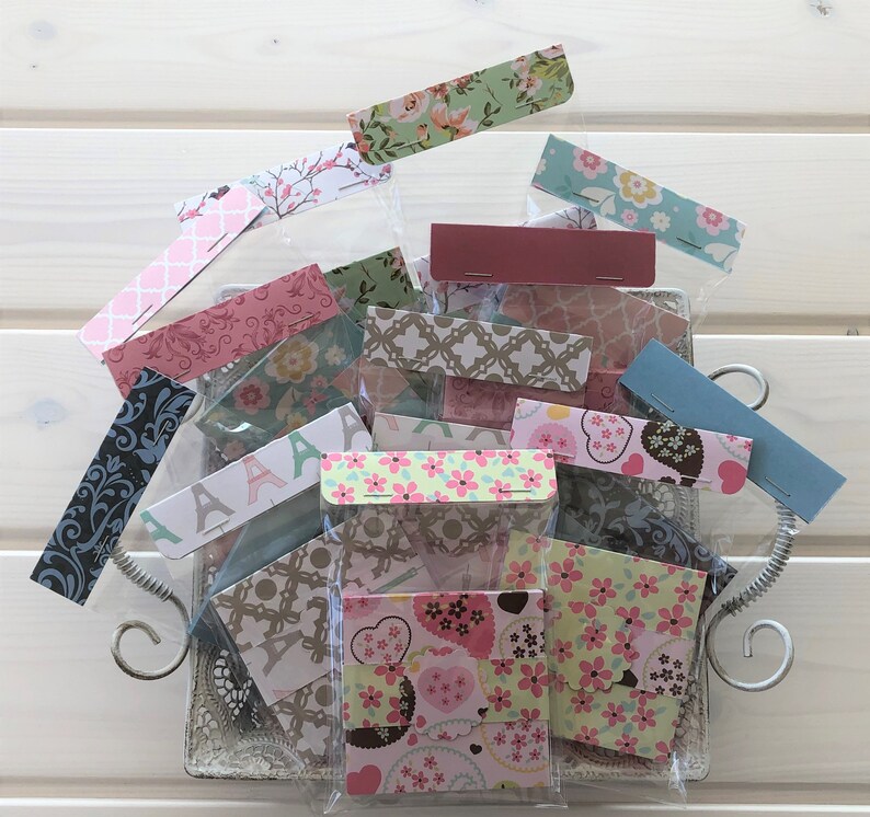 Sticky Notes, Notepad Holder, Mini Notepad, Birthday Gift, Small Floral