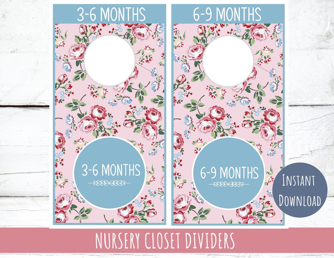 Printable Nursery Organization Bundle Baby Nursery Closet - Etsy