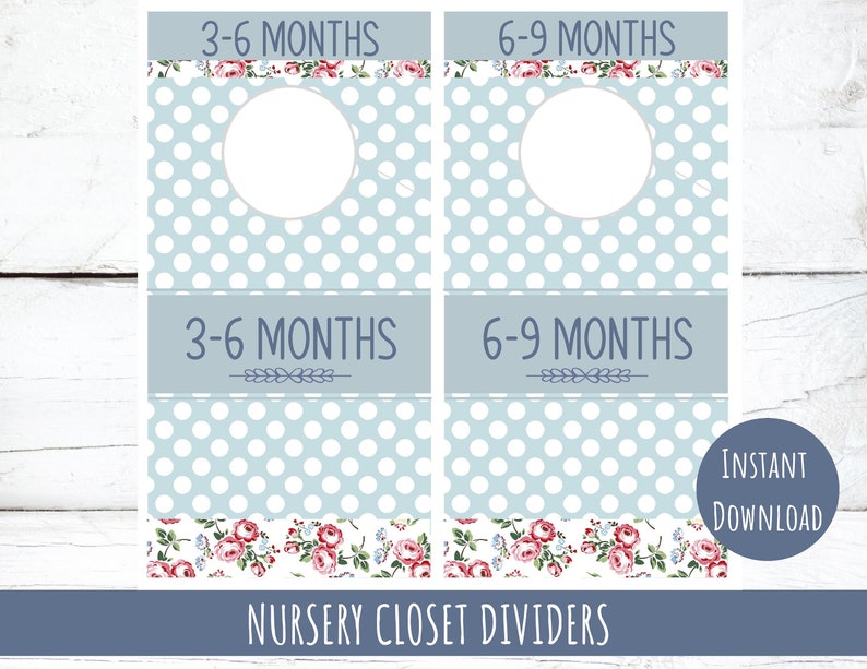 Printable Nursery Organization Bundle Baby Nursery Closet - Etsy