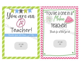 Teacher Appreciation Gift Card Holder – Creatively Southern