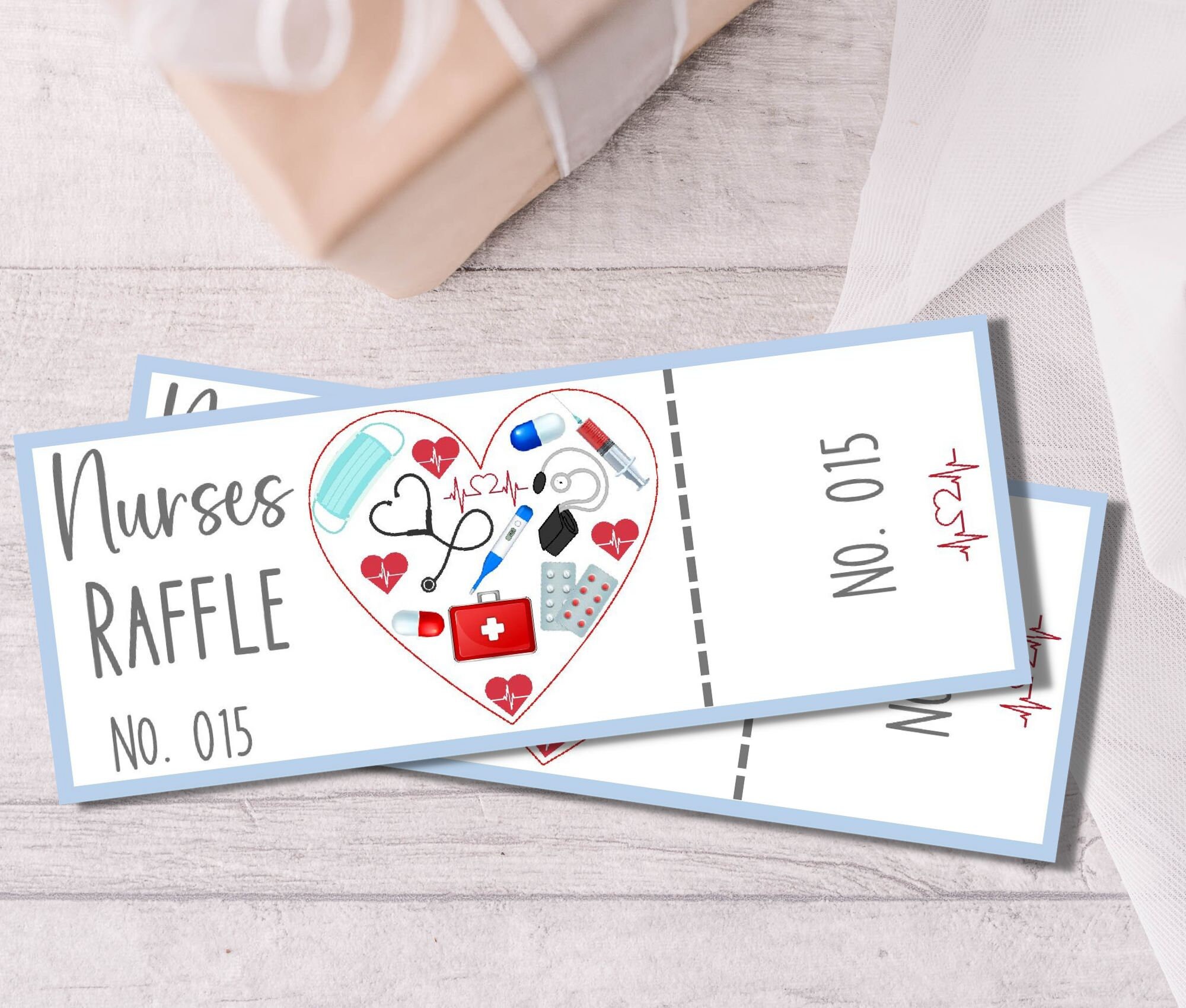 Medicare Raffle Nurse Week Raffle Tickets, Happy Nurses Week, Enter to Win, Fundraising ...