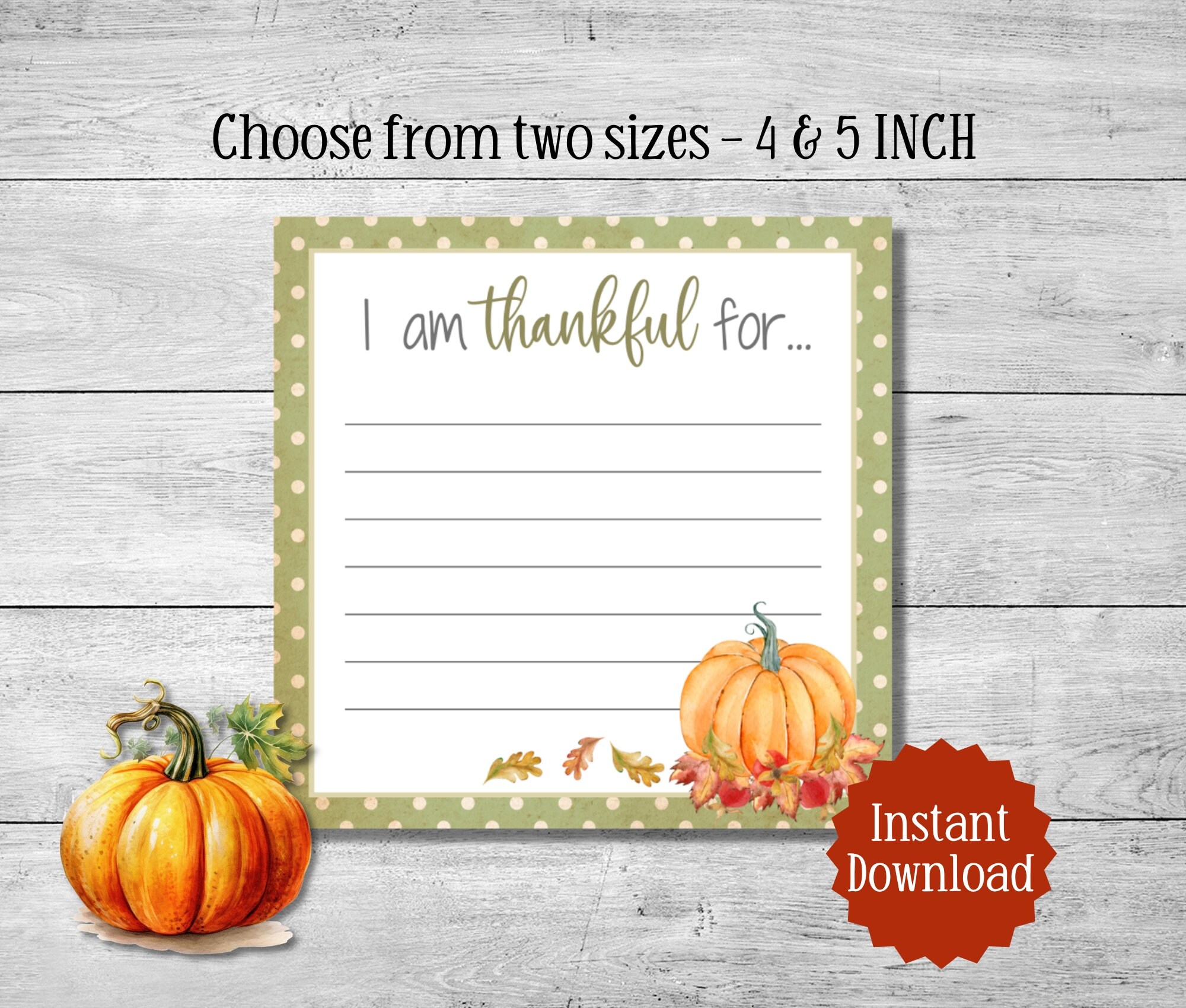 Thanksgiving Gratitude Cards I Am Thankful for Notes - Etsy