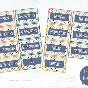 Printable Nursery Organization Bundle Baby Nursery Closet - Etsy