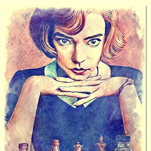 Beth Harmon  Anya Taylor-Joy Poster for Sale by zaykovadesigns