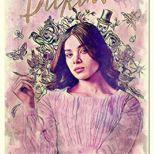 Emily Dickinson - Dickinson Show Watercolor Painting Art Print, decoration, poster, watercolor print, wall art