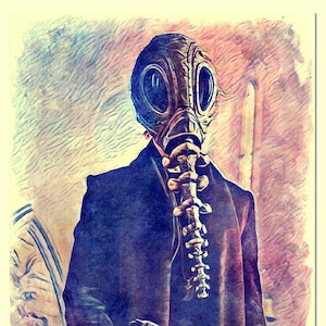 De Sandman aquarel Art Print, decoratie, poster, aquarelprint, kunst aan de muur