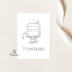 It&#39;s Your Birthday - Greeting Card - 5x6.5 card - with matching envelope