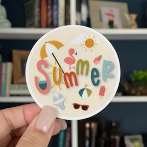 Summer Love - Waterproof Vinyl Sticker Decal