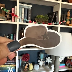 Nella mia era del cappello da cowboy - Cowboy Love - Adesivo in vinile resistente all'acqua