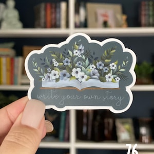 Schrijf je eigen verhaal - Waterdichte Vinyl Sticker Decal