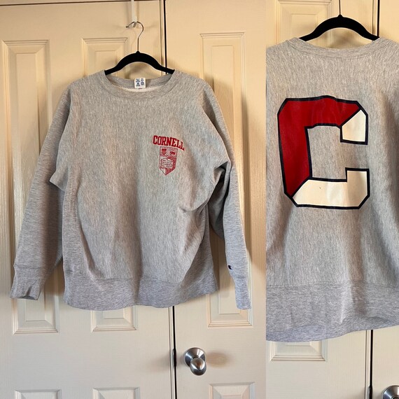 Vintage Cornell University warm up sweatshirt, Ch… - image 1