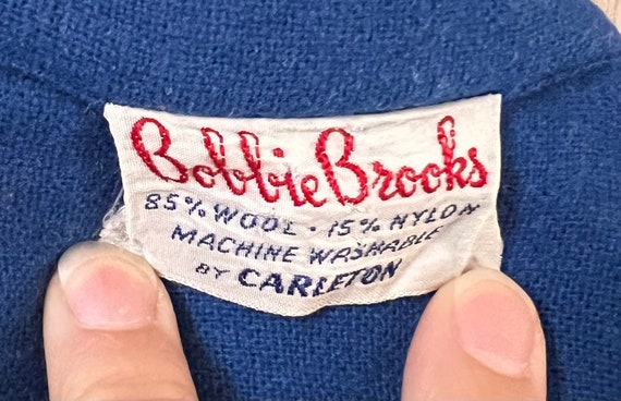 Vintage Bobby Brooks wool blend dress extra small… - image 6