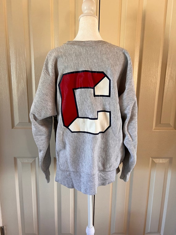 Vintage Cornell University warm up sweatshirt, Ch… - image 4