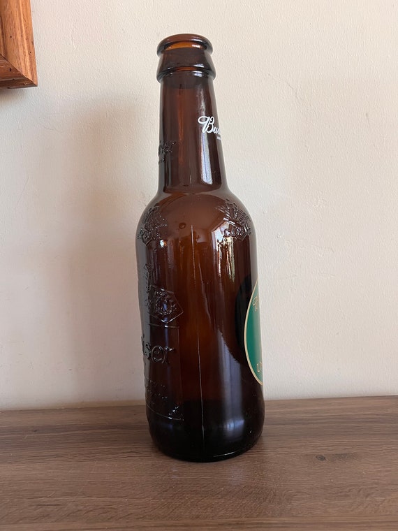 Vintage 90s Budweiser Ducks Unlimited Beer Bottle - 14.5