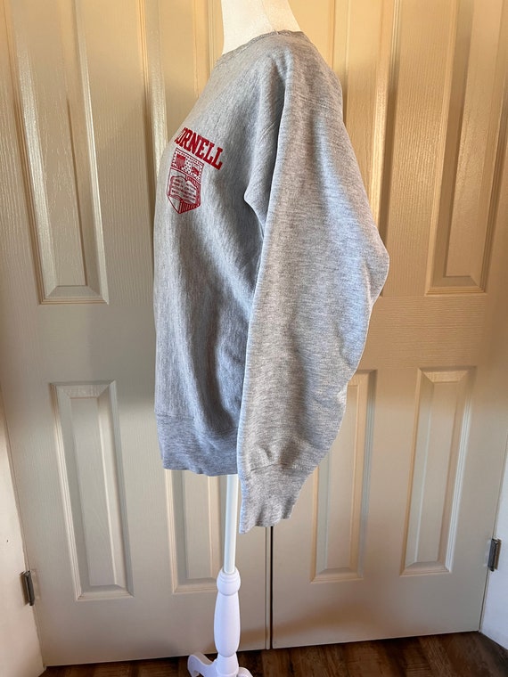 Vintage Cornell University warm up sweatshirt, Ch… - image 5