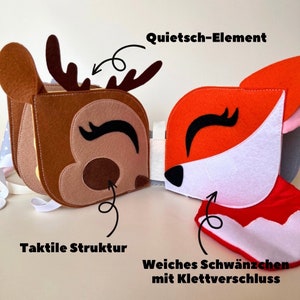 Quiet Book | Felt Book for Children | Interactive Quiet Book | Touch Book for Baby | Activity Book | Sensory Learning Toy Montessori