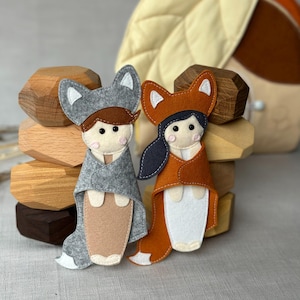 Quiet Book, Silent Book, Sensory Children&#39;s Book Montessori, Busy Book Dollhouse, Felt Dolls, Fairies