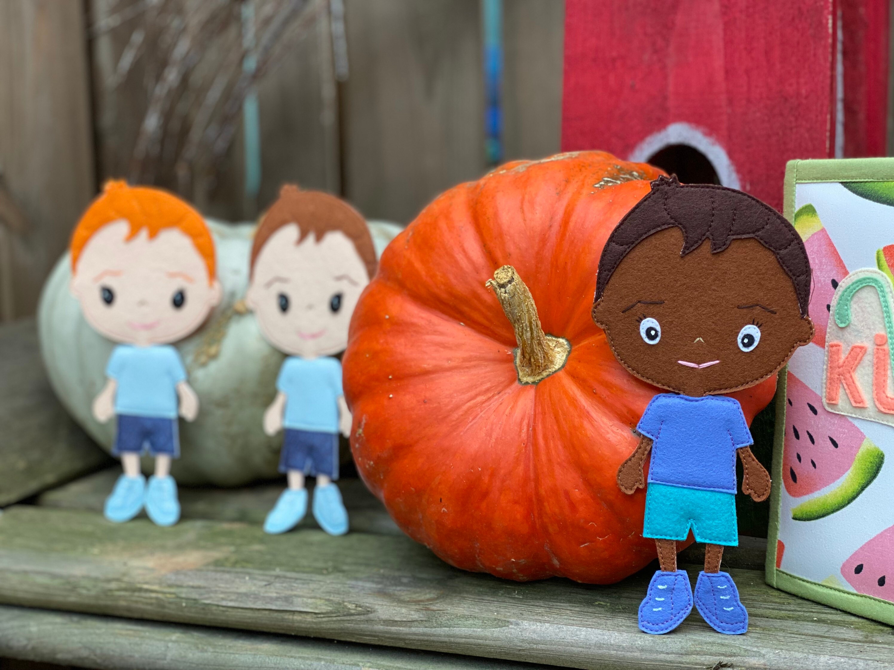 Doll Felt Doll Boy Girl for Quiet Book Quiet Book Montessori Etsy