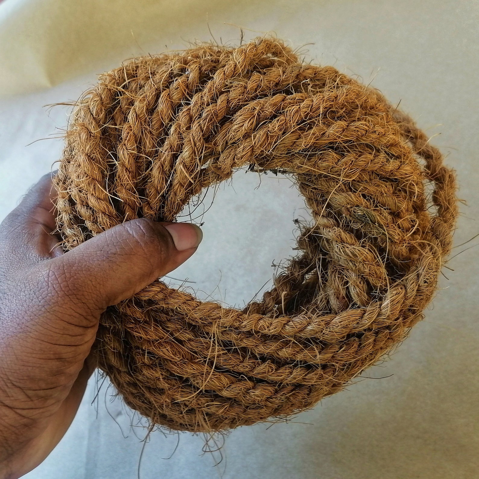Coconut Fiber Rope coir 100 nathural ceylon handmade rope Etsy