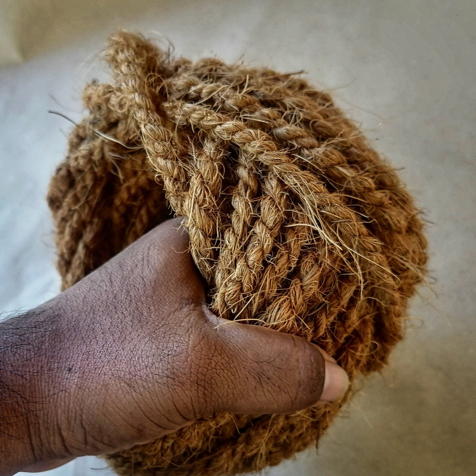 Coconut Fiber Rope coir 100 nathural ceylon handmade rope Etsy