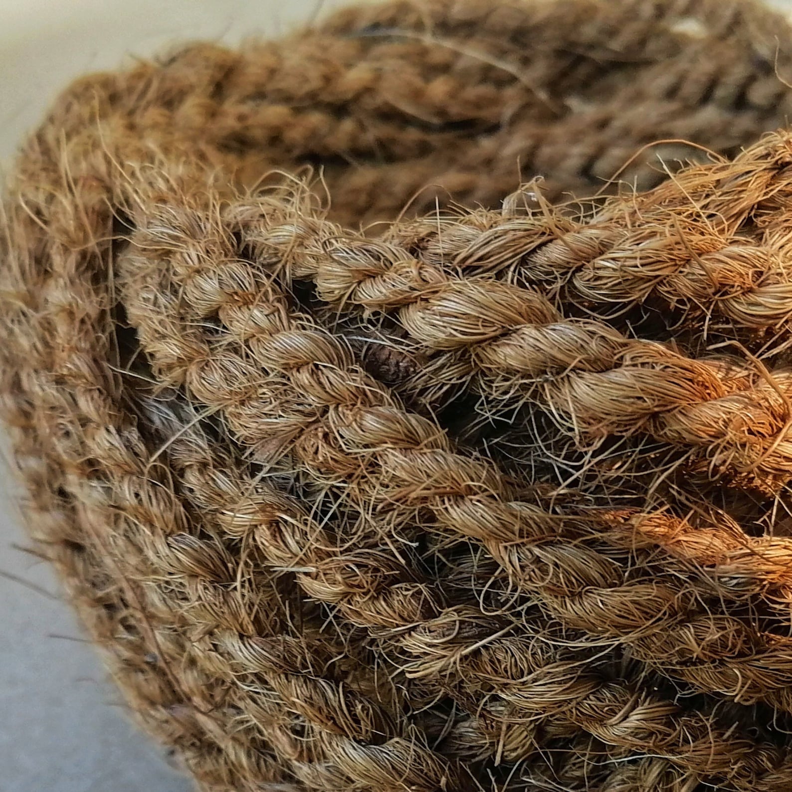 Coconut Fiber Rope Coir 100 Nathural Ceylon Handmade Rope Etsy