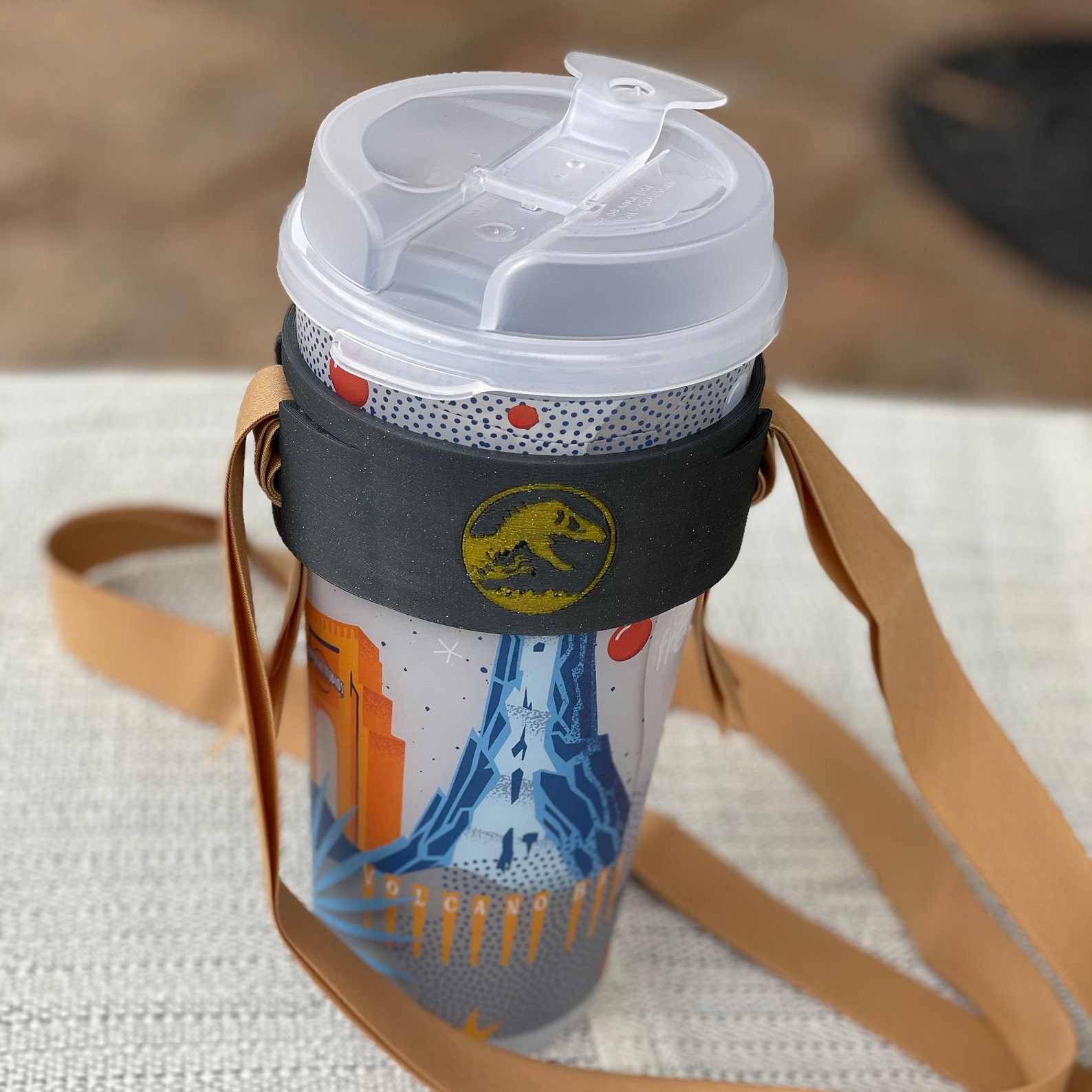 FreeStyle Custom Cup Holder with adjustable strap Etsy
